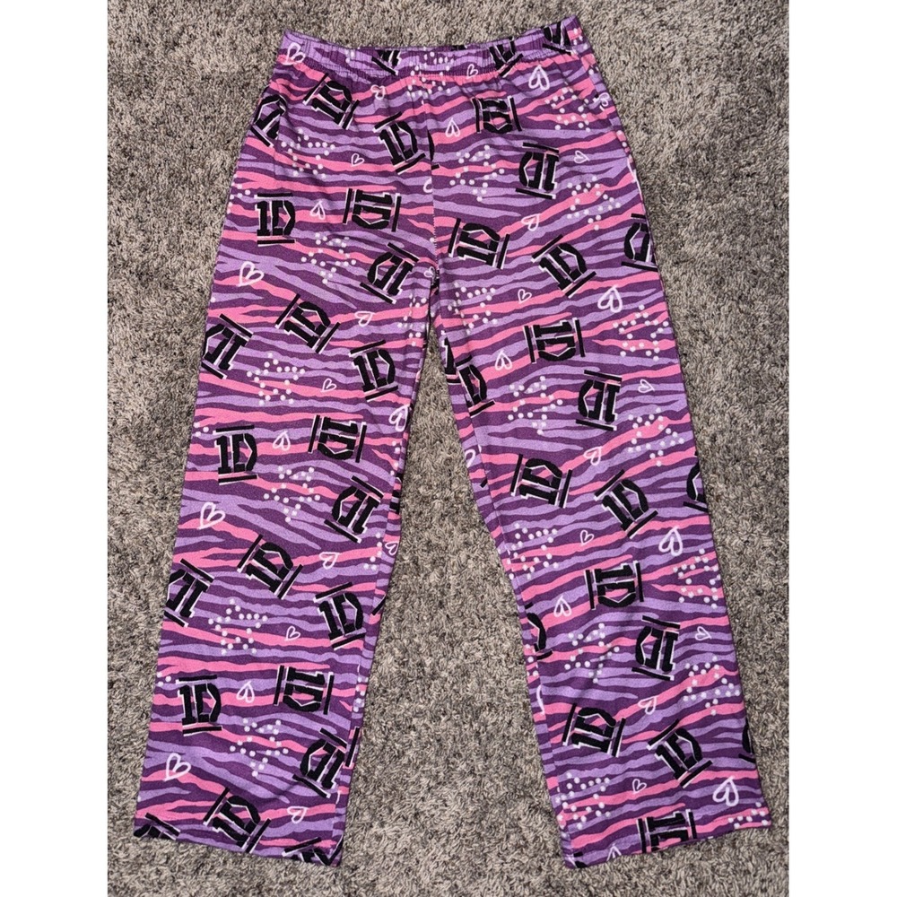 One Direction 2012 Kids Large (12) Pajama Pants Liam Harry Niall Zayn Louis 1D
